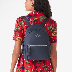 KATE SPADE Chelsea The Little Better Nylon Medium Backpack - Blazer Blue